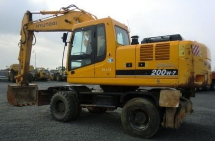 Экскаватор hyundai r200w 7